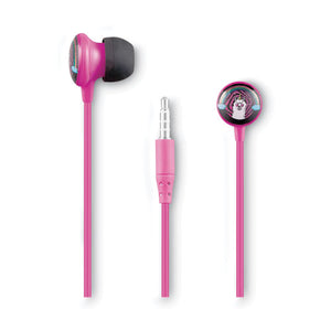 Llama-in-love Series Kids Stereo Earbuds, Animated Llama Theme, Pink-multicolor