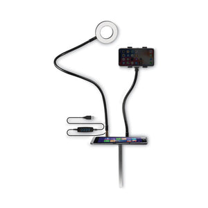 Insta Home Vlogging Kit For 6.2" Smartphone, Black