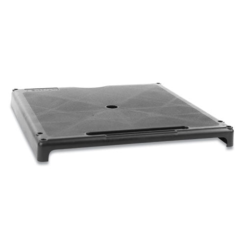 Monitor Riser, 11.38" X 11.38" X 1", Graphite, Supports 60 Lbs