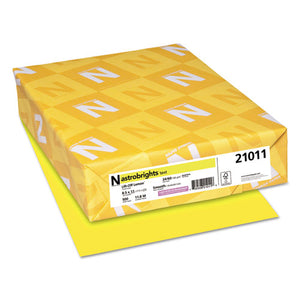 ESWAU21011 - Color Paper, 24lb, 8 1-2 X 11, Lift-Off Lemon, 500 Sheets