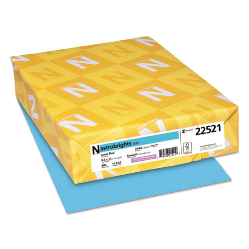 ESWAU22521 - Color Paper, 24lb, 8 1-2 X 11, Lunar Blue, 500 Sheets