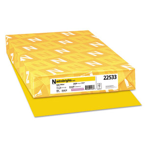 ESWAU22533 - Color Paper, 24lb, 11 X 17, Solar Yellow, 500 Sheets