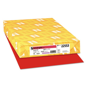 ESWAU22553 - Color Paper, 24lb, 11 X 17, Re-Entry Red, 500 Sheets
