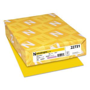 ESWAU22731 - Color Cardstock, 65lb, 8 1-2 X 11, Solar Yellow, 250 Sheets