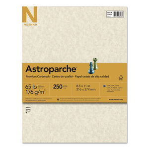 ESWAU26428 - Astroparche Specialty Card Stock, 65lb, 8 1-2 X 11, Natural, 250 Sheets