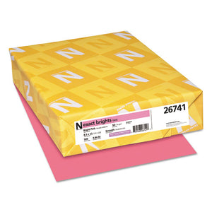 ESWAU26741 - Exact Brights Paper, 8 1-2 X 11, Bright Pink, 20lb, 500 Sheets