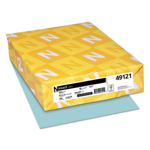 ESWAU49121 - Exact Index Card Stock, 90lb, 8 1-2 X 11, Blue, 250 Sheets