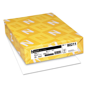 ESWAU80211 - Exact Vellum Bristol Cover Stock, 67lb, 94 Bright, 8 1-2 X 11, White, 250 Sheets