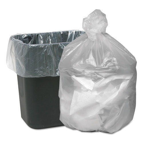 ESWBIGNT2433 - High Density Waste Can Liners, 16gal, 6mic, 24 X 31, Natural, 1000-carton