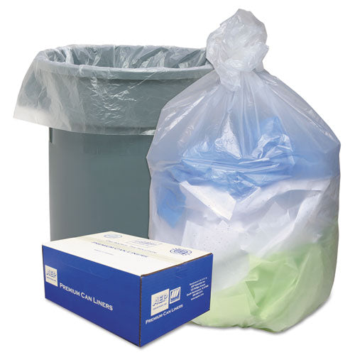 ESWBIHD434816N - High Density Can Liners, 56gal, 16 Microns, 43 X 48, Natural, 200-carton