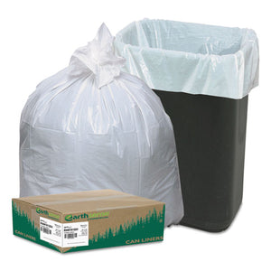 ESWBIRNW1K150V - Recycled Tall Kitchen Bags, 13-16gal, .8mil, 24 X 33, White, 150 Bags-box