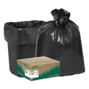 ESWBIRNW2410 - Recycled Can Liners, 7-10gal, .85mil, 24 X 23, Black, 500-carton
