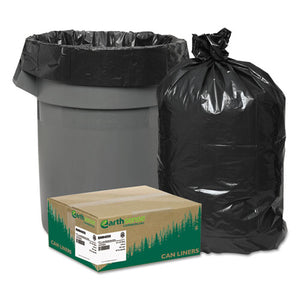 ESWBIRNW4050 - Recycled Can Liners, 33gal, 1.25mil, 33 X 39, Black, 100-carton