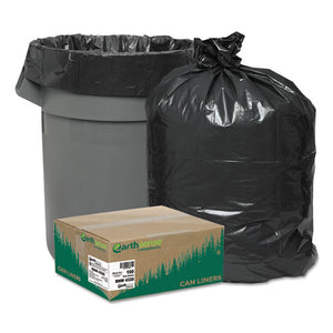ESWBIRNW4320 - Recycled Can Liners, 56gal, 2mil, 43 X 47, Black, 100-carton