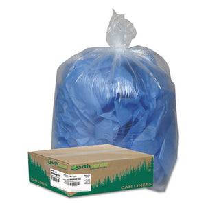 ESWBIRNW4615C - Clear Recycled Can Liners, 40-45gal, 1.5mil, Clear, 100-carton