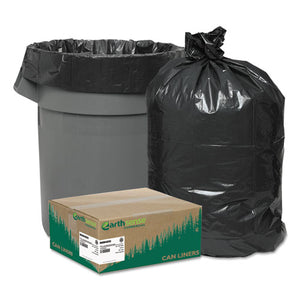 ESWBIRNW4850 - Recycled Can Liners, 40-45gal, 1.25mil, 40 X 46, Black, 100-carton