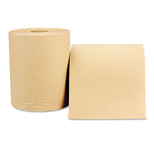 ESWIN1280 - Nonperforated Paper Towel Roll, 8 X 800ft, Brown, 12 Rolls-carton