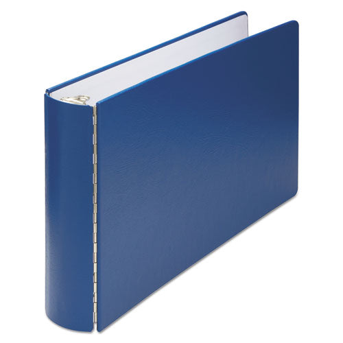 ESWLJ34690NB - Casebound Round Ring Binder, 2" Cap, 11 X 17, Blue