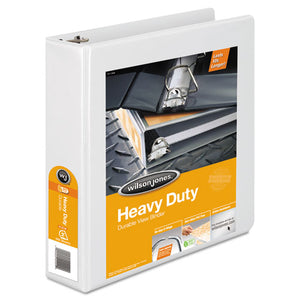 ESWLJ38544W - Heavy-Duty D-Ring View Binder W-extra-Durable Hinge, 2" Cap, White