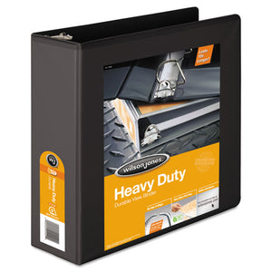 ESWLJ38549B - Heavy-Duty D-Ring View Binder W-extra-Durable Hinge, 3" Cap, Black