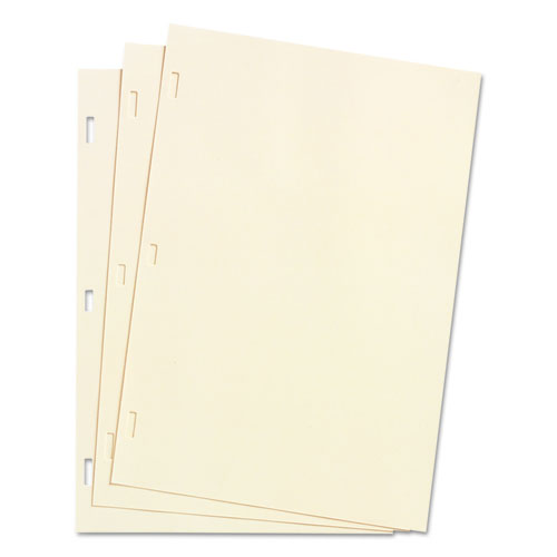 ESWLJ90130 - Looseleaf Minute Book Ledger Sheets, Ivory Linen, 14 X 8-1-2, 100 Sheet-box