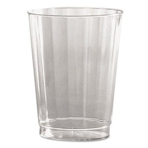 ESWNACC10240 - Classic Crystal Plastic Tumblers, 10 Oz., Clear, Fluted, Tall, 12-pack