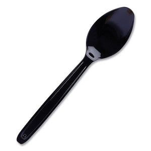Cutlery For Cutlerease Dispensing System, Spoon 6", Black, 960-box