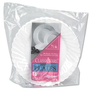 ESWNACW75180W - Classicware Plates, Plastic, 7.5 In, White, 180-case