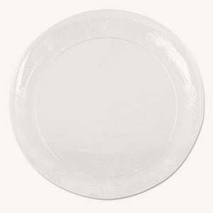 ESWNADWP10144 - Designerware Plastic Plates, 10 1-4 Inches, Clear, Round, 8-pack