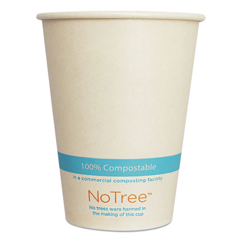 Notree Paper Cold Cups, 12 Oz, Natural, 1,000-carton