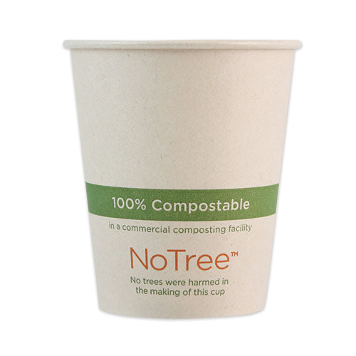 Notree Paper Hot Cups, 6 Oz, Natural, 1,000-carton