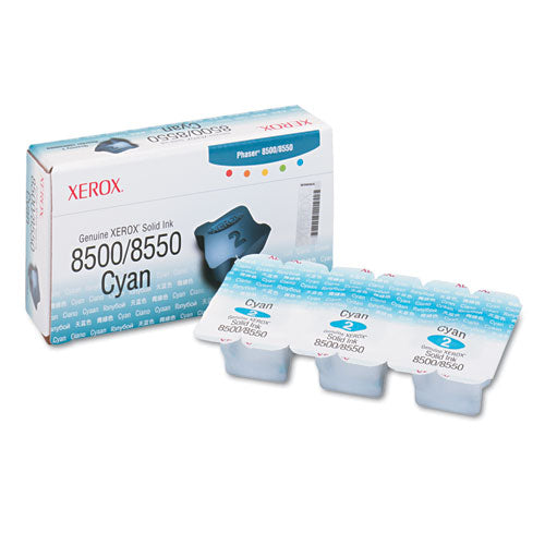 ESXER108R00669 - 108R00669 SOLID INK STICK, 1033 PAGE-YIELD, CYAN, 3-BOX