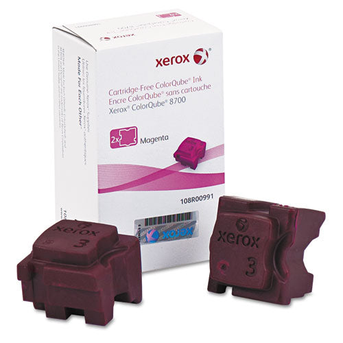 ESXER108R00991 - 108R00991 SOLID INK STICK, 4200 PAGE-YIELD, MAGENTA, 2-BOX