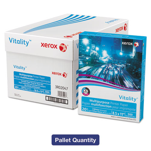 ESXER3R02047PLT - Vitality Multipurpose Printer Paper, 8 1-2 X 11, White, 200,000 Sheets-pl