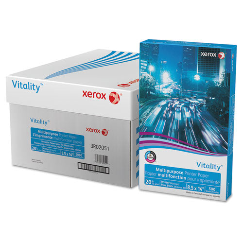 ESXER3R02051CT - Vitality Multipurpose Printer Paper, 8 1-2 X 14, White, 5,000 Sheets-ct