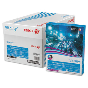 ESXER3R02641RM - Vitality Multipurpose 3-Hole Punched Paper, 8 1-2 X 11, White, 500 Sheets-rm