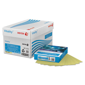 ESXER3R11053 - Vitality Pastel Multipurpose Paper, 8 1-2 X 11, Yellow, 500 Sheets-rm