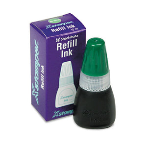 ESXST22114 - Refill Ink For Xstamper Stamps, 10ml-Bottle, Green