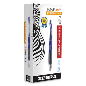 ESZEB47120 - SARASA DRY GEL X30 RETRACTABLE PEN, MEDIUM POINT, 0.7 MM, BLUE INK