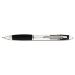 Z-grip Max Mechanical Pencil, 0.7 Mm, Black Lead, Black Barrel, Dozen