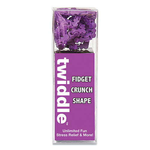 Twiddle Fidget Crunch Shape, Purple