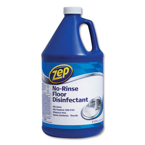 ESZPEZUNRS128CT - NO-RINSE FLOOR DISINFECTANT, PLEASANT SCENT, 1 GAL, 4-CARTON