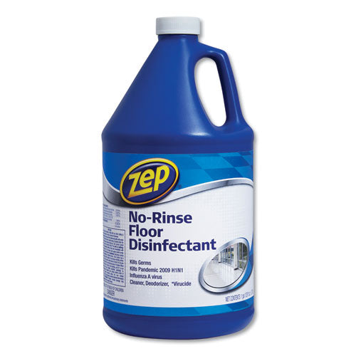 ESZPEZUNRS128CT - NO-RINSE FLOOR DISINFECTANT, PLEASANT SCENT, 1 GAL, 4-CARTON