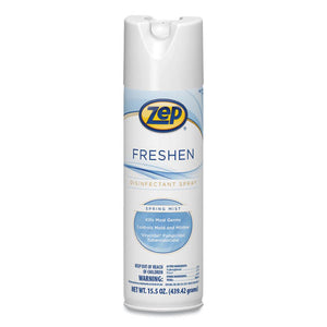 Freshen Disinfectant, Spring Mist, 15.5 Oz Aerosol Can, 12-carton