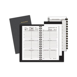 ESAAG7000805 - COMPACT WEEKLY APPOINTMENT BOOK, 3 1-4 X 6 1-4, BLACK, 2019