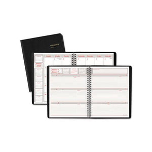 ESAAG7065005 - WEEKLY-MONTHLY APPOINTMENT BOOK, 6 7-8 X 8 3-4, BLACK, 2019