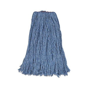 ESRCPF51912BLU - Cotton-synthetic Cut-End Blend Mop Head, 32oz, 1" Band, Blue, 12-carton